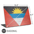 Antigua and Barbuda Flag Distressed Universal Laptop 16.6in (13.4 x 9.7in) Skin